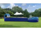 Texas Wild Wave slip n slide water rental with misting arch available for Houston parties, ideal for Conroe events.