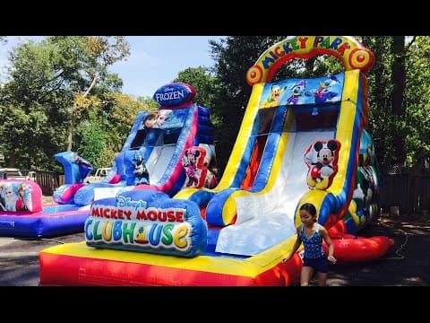 Mickey Mouse Slide (Dry/Wet) with Pool - Video