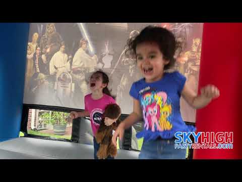 15 x 15 Star Wars Bounce House - Video