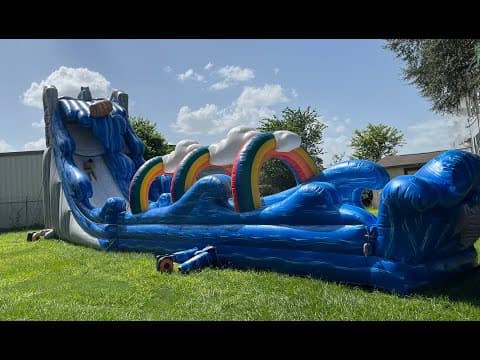 24ft Niagara Falls Water Slide - Video