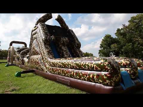 100ft Boot Camp Military Obstacle Course - Video