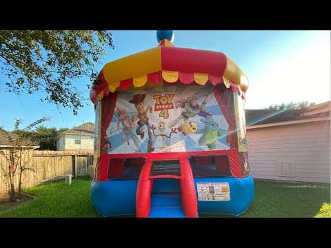 Toy Story 4 Carousel Bounce House - Video
