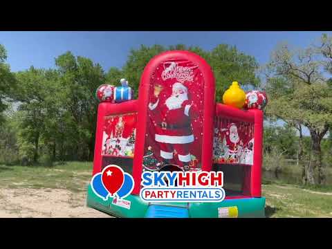 Merry Christmas Santa Bounce House - Video