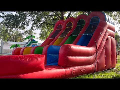 3 Lane Rainbow Wet/Dry Slide - Video