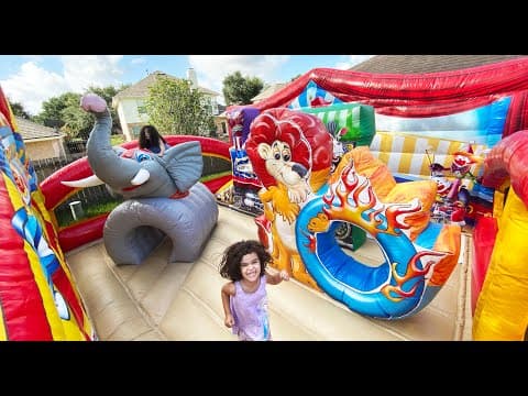 Circus Toddler Playland Combo Obstacle - Video