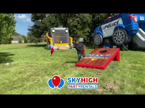Giant Inflatable Corn Hole (Includes 2) - Video
