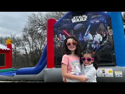 Star Wars EZ Bounce House Combo w/ (Dry or Wet/Water Slide) - Video
