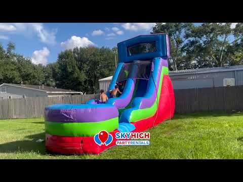 15ft Barbie Retro Wet/Dry Slide - Video