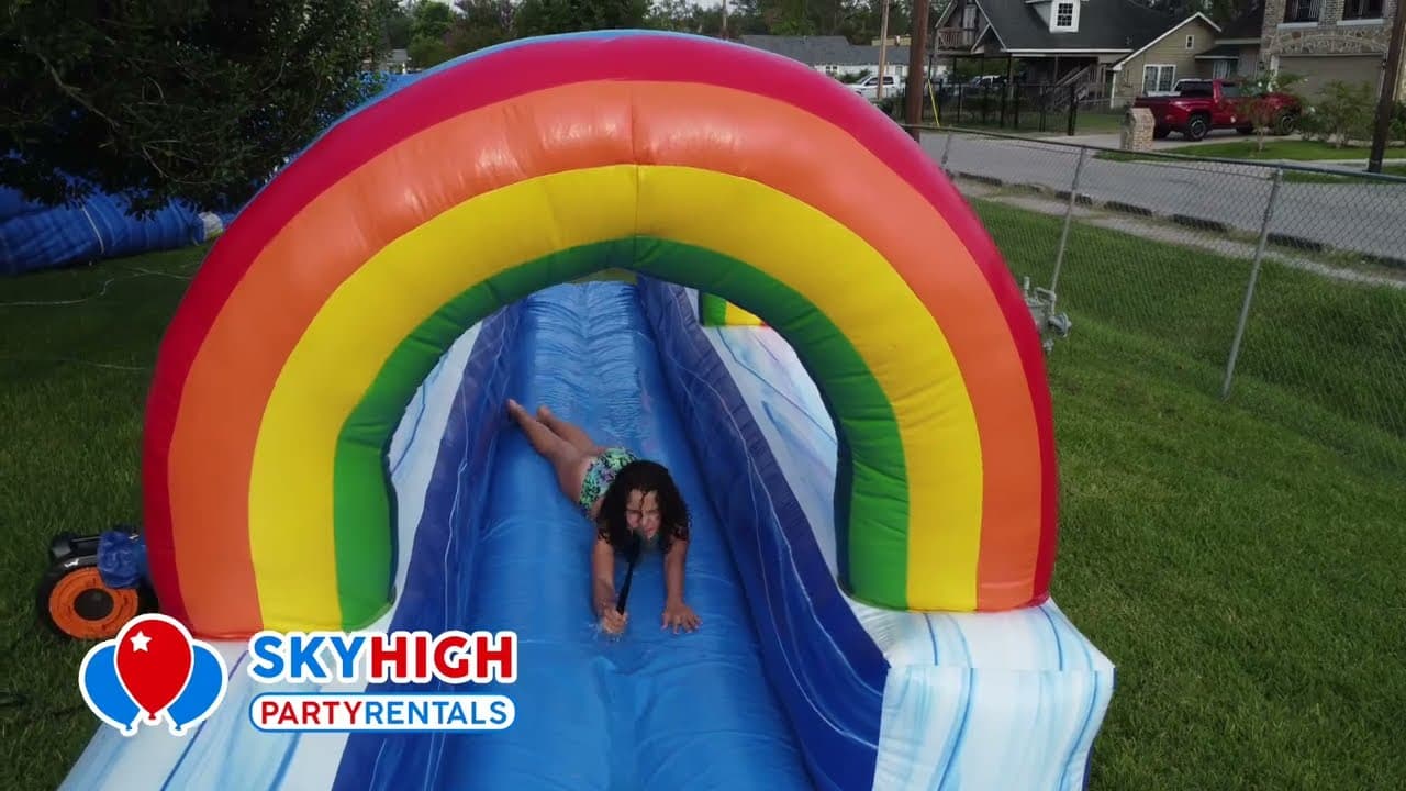 Rainbow Slip N Slide - Video