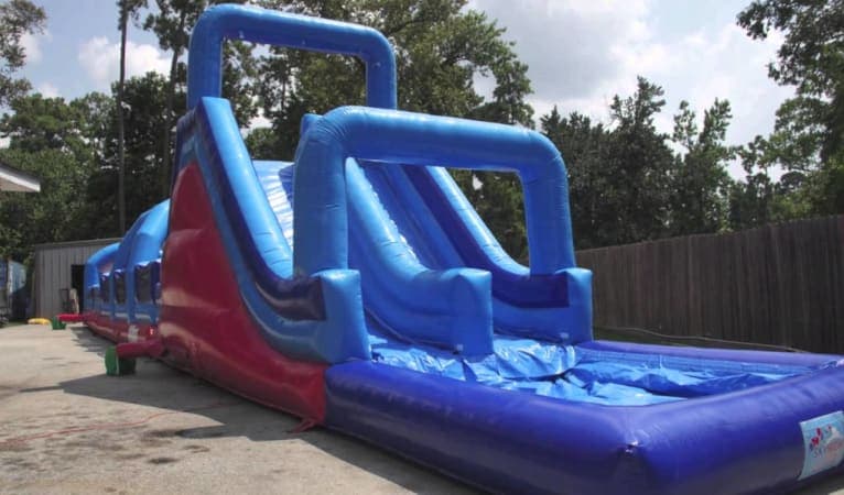 75ft All Stars Adventure Obstacle w/ Dry Slide - Video