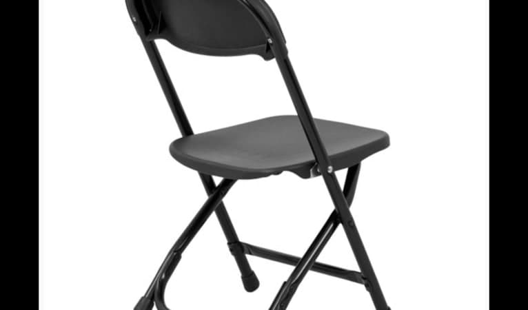 Black Kids Folding Chair - Video