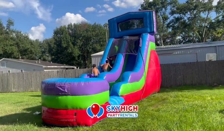 15ft Dora the explorer Retro Wet/Dry Slide - Video