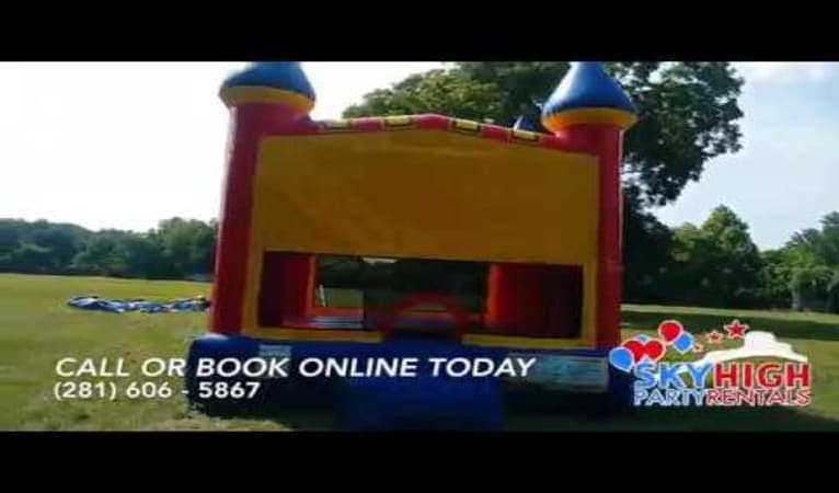 13 x 13 Power Rangers Bounce House Moonwalk - Video
