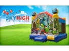 Perfect for Round Rock birthday parties, this Monsters University bounce house rental in Austin features a 13x13 moonwalk