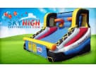 Perfect for Georgetown birthday parties, this interactive basketball shootout rental in Austin features dual hoops