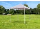 Renta de carpa 10x10 con marco aluminio en Houston, perfecta para eventos íntimos con capacidad para 16 huéspedes.