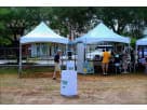 Renta de carpa high peak 10x10 para eventos en Houston — perfecta para fiestas en Katy con capacidad para 16 huéspedes.
