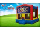 Pokemon bounce house rental de 13x13 en Austin — ideal para fiestas en Pflugerville con personajes animados en rojo, amarillo