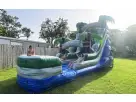 15ft Palm Tree wet or dry water slide rental in Houston — ideal for League City birthday parties with kids of all ages.