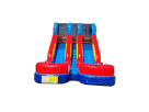 Perfect for Katy pool parties, this dual lane water slide rental in Houston features 15ft height with splash pool for maximum