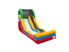 Perfect for Austin birthday parties, this 15ft water slide rental features dual lanes and an attached pool for a splash finish.