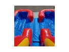 15ft dual lane water slide rental in Dallas with blue and red design, perfect for Irving summer parties.