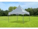 15x15 High Peak Tent rental in Houston with seating for up to 37 guests — ideal for Katy weddings and outdoor parties.