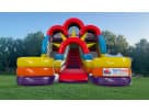 16ft Jr. Double water slide rental in Houston with dual lanes, ideal for Sugar Land parties and all ages.