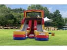 16ft double water slide rental in Dallas perfect for Arlington birthday parties with dual racing lanes for kids.