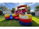 16ft double water slide rental in Austin — perfect for two kids racing down together at Round Rock parties.