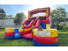 16ft double water slide rental in Austin with dual racing lanes, ideal for Georgetown birthday parties.