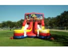 Halloween double-lane slide rental in Dallas with dual descending slides, ideal for church festivals and Fort Worth parties.
