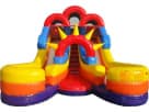 Renta de tobogán acuático 16ft Jr. Double con doble carril en Houston — ideal para fiestas mojadas en Spring.