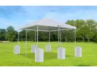 Perfect for Kingwood events, this 20x20 frame tent rental in Houston accommodates up to 66 guests with durable steel frame