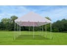 20x40 frame tent rental in Houston with no center poles—ideal for Pearland weddings and events seating up to 133 guests.