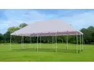 Large taupe frame tent rental in Houston with spacious 20x40 layout and no center poles, ideal for Pasadena events accommodating