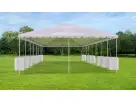 20ft x 60ft high frame tent rental in Houston seats 200 guests—ideal for Cypress weddings and outdoor events.
