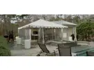 20ft x 20ft Frame Tents with clear sidewalls
