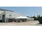 20ft x 40ft frame tent rental in Houston with no center poles, ideal for Sugar Land events accommodating up to 133 guests.
