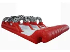 3-lane racing water slide rental in Dallas with triple-lane design ideal for kids' parties in Frisco.