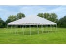 Carpa de marco 30x50 ideal para bodas y eventos en Houston, con capacidad para 125 invitados en cena de gala.