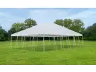 Perfect for Houston weddings and corporate events, this 30ft x 50ft frame tent rental seats up to 250 guests with a completely