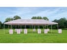 40ft x 100ft frame tent rental in Houston—seats 660 guests, perfect for The Woodlands weddings and large events.