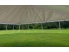 Inside the 40 x 40 Frame Tent Rental