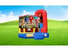 Perfect for League City birthday parties, this Sonic the Hedgehog 4in1 combo bounce house rental in Houston features a wet or dry