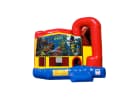 Teenage Mutant Ninja Turtles bounce house rental in Houston with wet or dry slide, ideal for Spring parties.