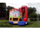 Perfect for Arlington birthday parties, this Peppa Pig 4in1 bounce house rental in Dallas features a wet or dry slide