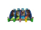 Perfect for Cedar Park birthday parties, this 4in1 Sports Challenge interactive game rental in Austin features soccer