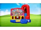 4in1 Shopkins bounce house with wet or dry slide rental in Dallas, perfect for Garland birthday parties and events.
