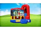 PJ Masks 4in1 bounce house with wet or dry slide rental in Dallas—ideal for Arlington birthday parties and sleepovers.